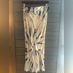 Free people serious swagger velvet skirt.